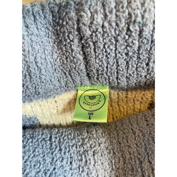 Honeydew Poka Dot Women Large Comfy Loungewear Pajama Pants Blue & White - Picture 4 of 8